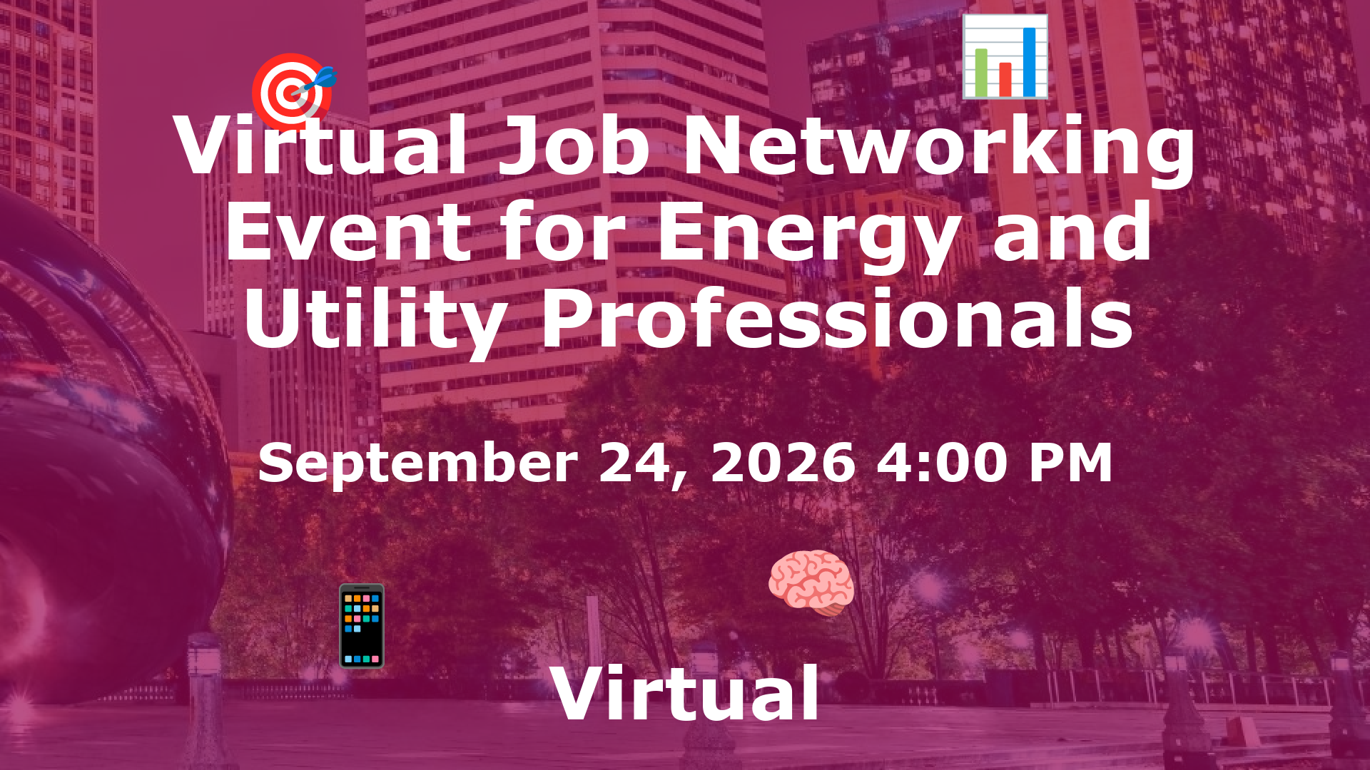 Virtual Job Networking Event for Energy and Utility Professionals event image